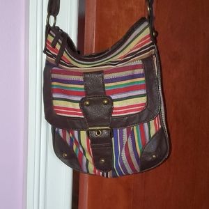 Multicolor crossbody bag